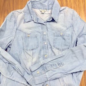Guess long sleeve denim shirt